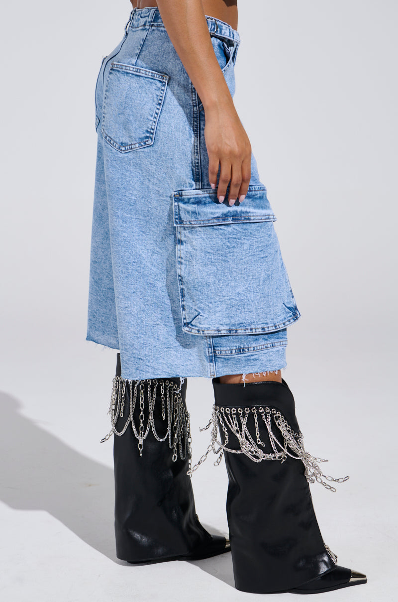 LANA DENIM JORT